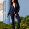 Pantaloni de sport Bootcut cu număr grafic Pantaloni de sport Bootcut cu număr grafic