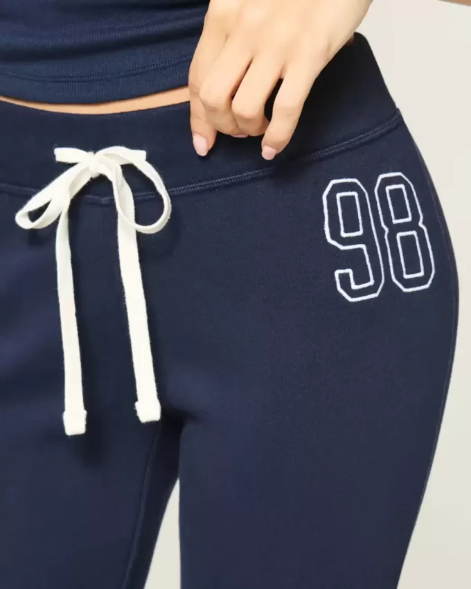 Pantaloni de sport Bootcut cu număr grafic Pantaloni de sport Bootcut cu număr grafic