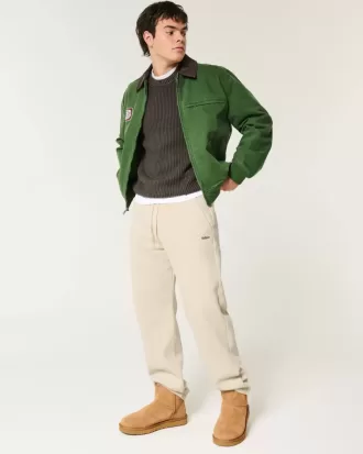 Pantaloni de sport cu logo relaxat