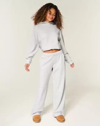 Pantaloni de sport cu picioare largi