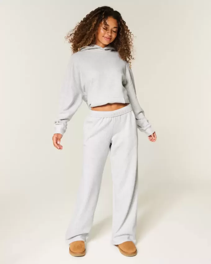 Pantaloni de sport cu picioare largi Pantaloni de sport cu picioare largi