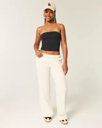 Pantaloni de sport cu picioare largi
