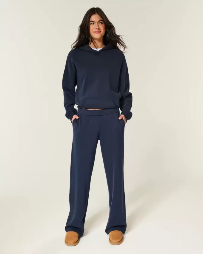 Pantaloni de sport cu picioare largi Pantaloni de sport cu picioare largi