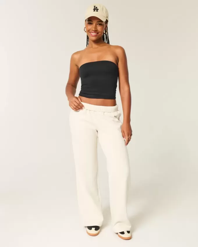 Pantaloni de sport cu picioare largi Pantaloni de sport cu picioare largi