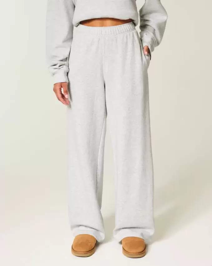 Pantaloni de sport cu picioare largi Pantaloni de sport cu picioare largi