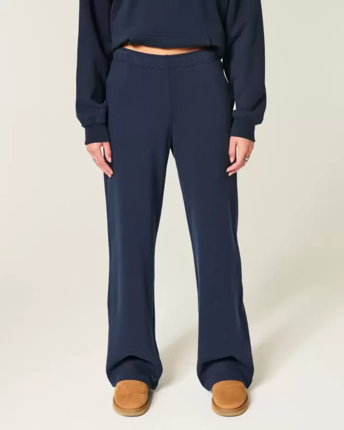 Pantaloni de sport cu picioare largi Pantaloni de sport cu picioare largi