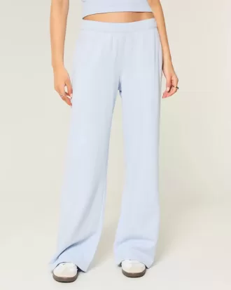 Pantaloni de sport cu picioare largi