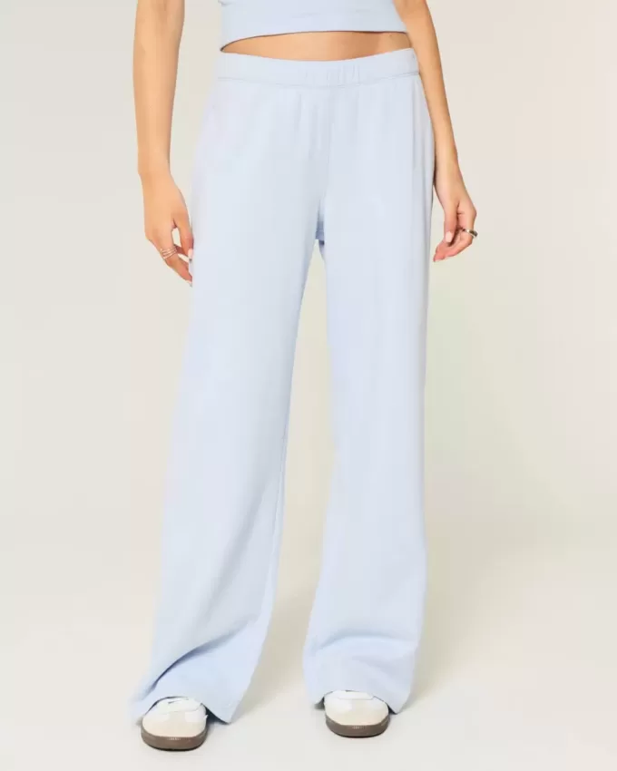 Pantaloni de sport cu picioare largi Pantaloni de sport cu picioare largi