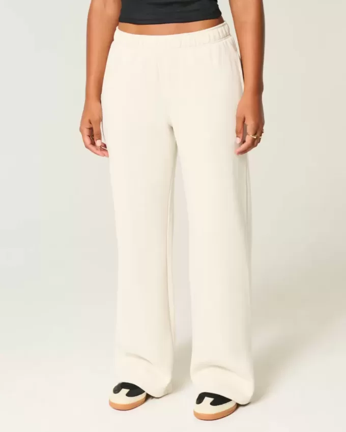 Pantaloni de sport cu picioare largi Pantaloni de sport cu picioare largi