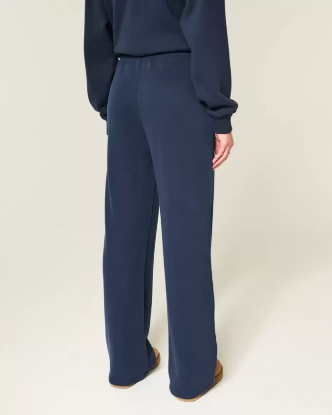Pantaloni de sport cu picioare largi Pantaloni de sport cu picioare largi