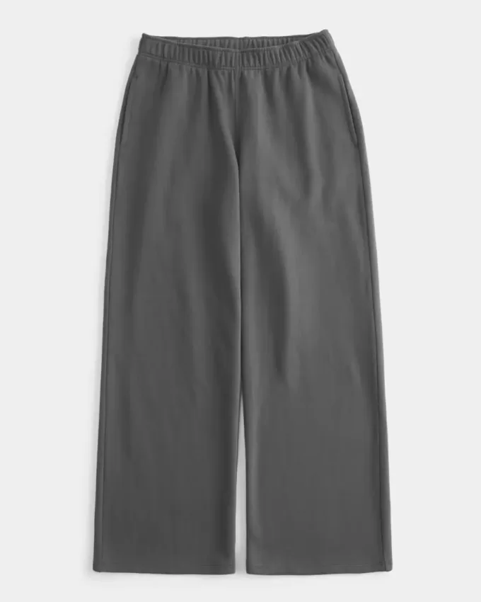 Pantaloni de sport cu picioare largi Pantaloni de sport cu picioare largi