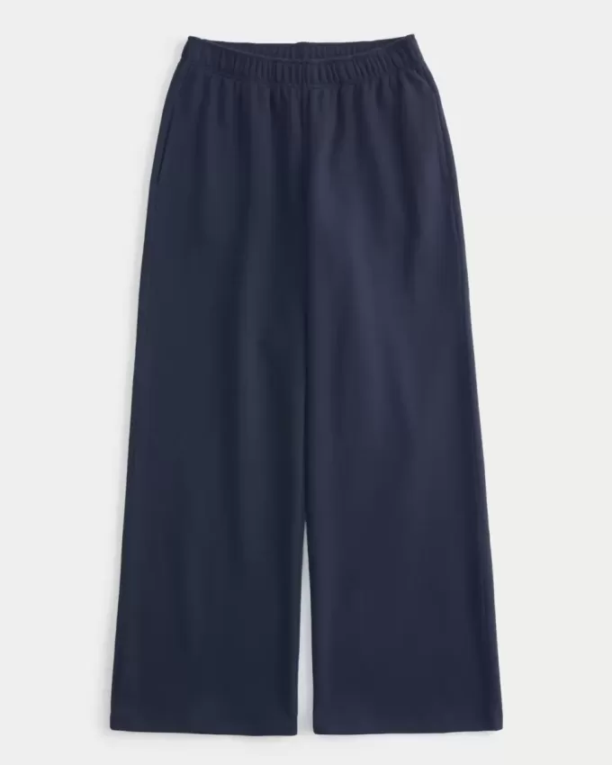 Pantaloni de sport cu picioare largi Pantaloni de sport cu picioare largi