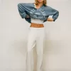 Pantaloni de sport cu picioare largi Pantaloni de sport cu picioare largi