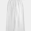 Pantaloni de sport cu picioare largi cu buzunar inimă Pantaloni de sport cu picioare largi cu buzunar inimă