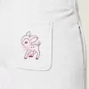 Pantaloni de sport cu picioare largi cu grafic Deer Pantaloni de sport cu picioare largi cu grafic Deer