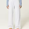 Pantaloni de sport cu picioare largi cu grafic Deer Pantaloni de sport cu picioare largi cu grafic Deer