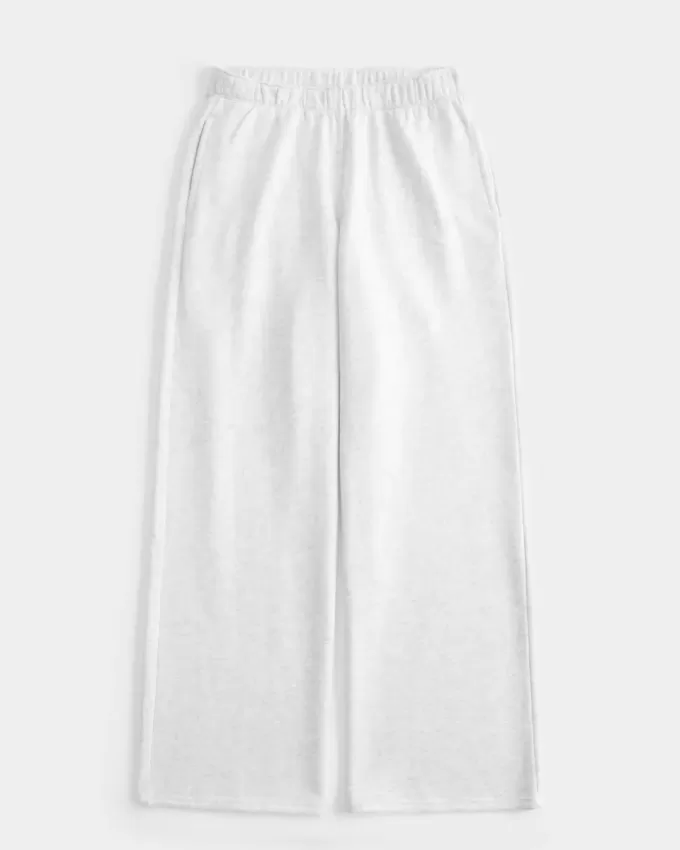 Pantaloni de sport cu picioare largi cu grafic Deer Pantaloni de sport cu picioare largi cu grafic Deer