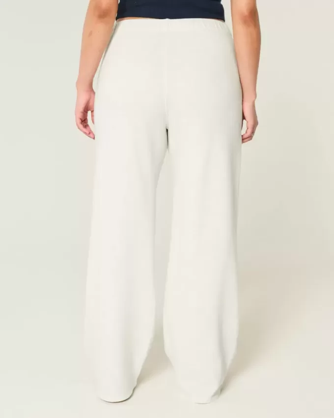 Pantaloni de sport cu picioare largi cu grafic New York Pantaloni de sport cu picioare largi cu grafic New York
