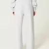 Pantaloni de sport cu picioare largi, grafice Pantaloni de sport cu picioare largi, grafice