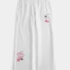 Pantaloni de sport cu picioare largi, grafice Pantaloni de sport cu picioare largi, grafice