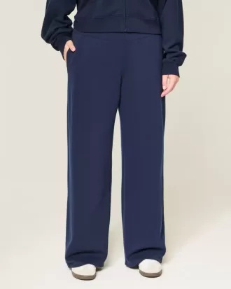 Pantaloni de sport cu picioare largi LA Graphic