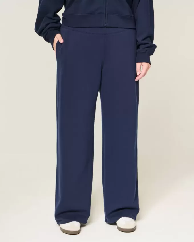 Pantaloni de sport cu picioare largi LA Graphic Pantaloni de sport cu picioare largi LA Graphic