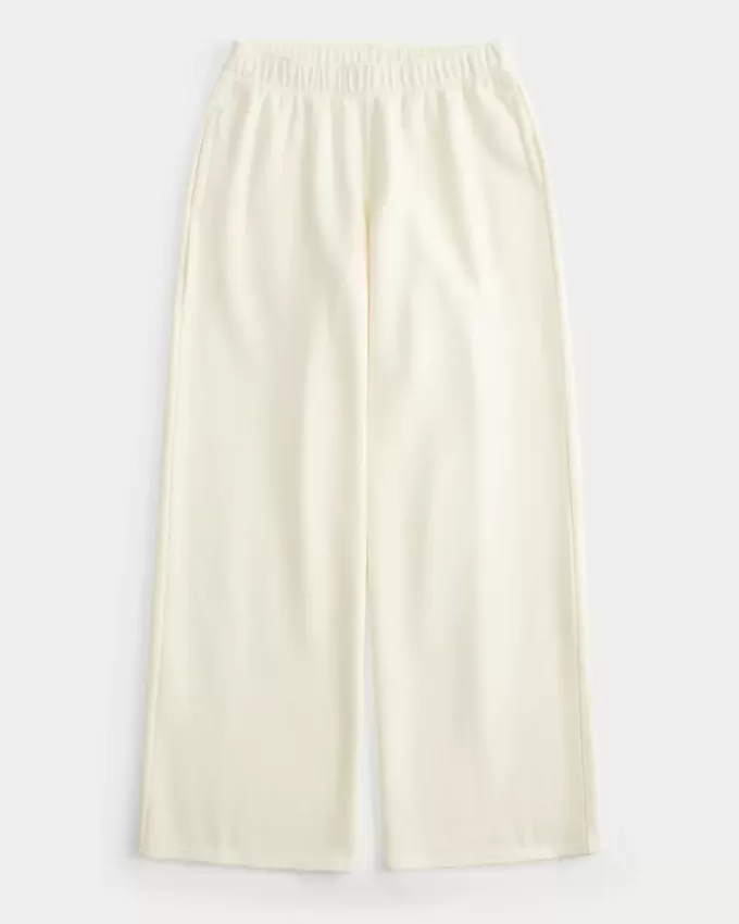 Pantaloni de sport cu picioare largi Love You Graphic Pantaloni de sport cu picioare largi Love You Graphic