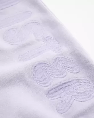 Pantaloni de sport cu sigla cu picioare largi