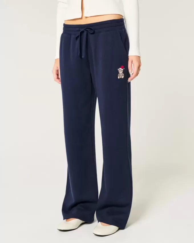 Pantaloni de sport drept Teddy Bear Pantaloni de sport drept Teddy Bear