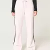 Pantaloni de sport drepti cu dungi laterale Pantaloni de sport drepti cu dungi laterale