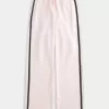 Pantaloni de sport drepti cu dungi laterale Pantaloni de sport drepti cu dungi laterale