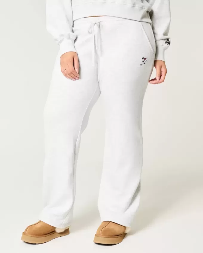 Pantaloni de sport drepti cu grafic Snoopy Pantaloni de sport drepti cu grafic Snoopy