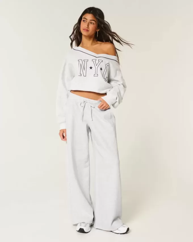 Pantaloni de sport largi Pantaloni de sport largi