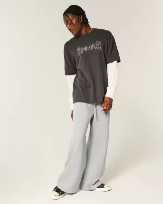 Pantaloni de sport largi