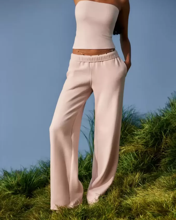 Pantaloni de sport largi Pantaloni de sport largi