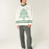 Pantaloni de sport largi cu grafică șarpe Pantaloni de sport largi cu grafică șarpe