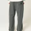 Pantaloni de sport largi cu grafică șarpe Pantaloni de sport largi cu grafică șarpe