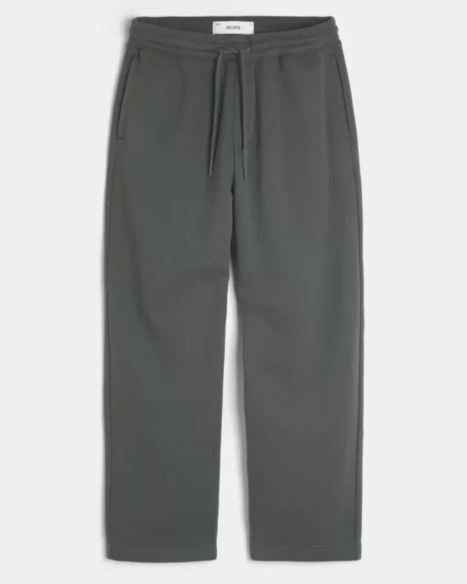 Pantaloni de sport largi cu grafică șarpe Pantaloni de sport largi cu grafică șarpe