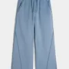 Pantaloni de sport mari cu cusături