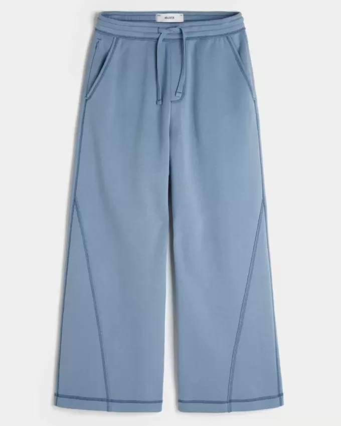 Pantaloni de sport mari cu cusături