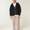 Pantaloni de sport super largi Y2K cu tiv despicat Pantaloni de sport super largi Y2K cu tiv despicat