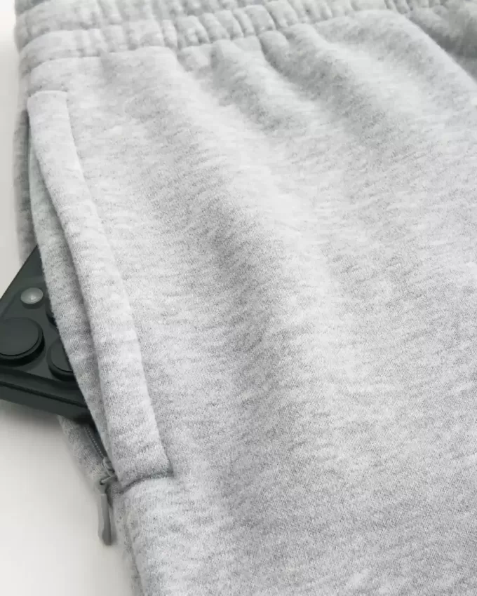 Pantaloni de sport super largi Y2K cu tiv despicat Pantaloni de sport super largi Y2K cu tiv despicat