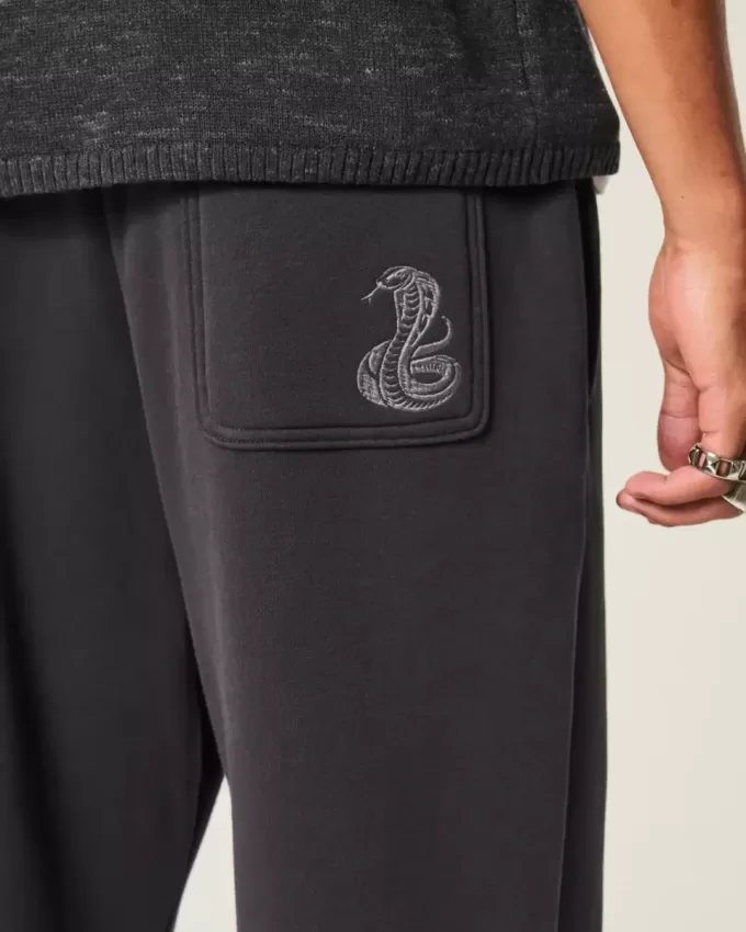 Pantaloni de trening baggy Snake Graphic Pantaloni de trening baggy Snake Graphic