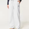 Pantaloni de trening drepti cu fundă Pantaloni de trening drepti cu fundă