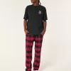 Pantaloni drepti de pijama 24/7