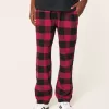 Pantaloni drepti de pijama 24/7