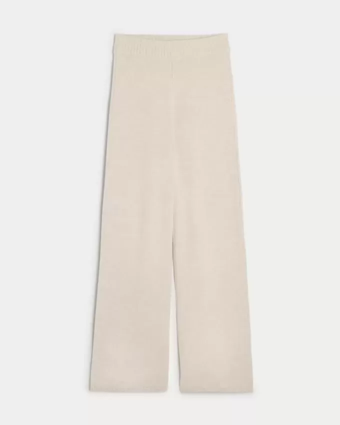 Pantaloni drepti din tricot de pulover Gilly Hicks Pantaloni drepti din tricot de pulover Gilly Hicks