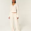 Pantaloni drepti Gilly Hicks Waffle Lace Pantaloni drepti Gilly Hicks Waffle Lace