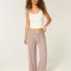 Pantaloni drepti Gilly Hicks Waffle Lace Pantaloni drepti Gilly Hicks Waffle Lace