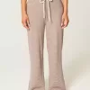 Pantaloni drepti Gilly Hicks Waffle Lace Pantaloni drepti Gilly Hicks Waffle Lace